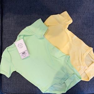 Rabbit skins infant baby rib bodysuit, 2